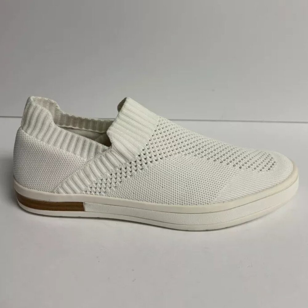 Bella-Vita Women’s Ramira, White Slip-On Shoes, Size 8 M